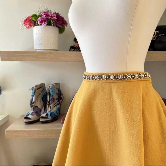 🌟SOLD🌟 Miu Miu Embellished Skirt - Picture 3 of 5